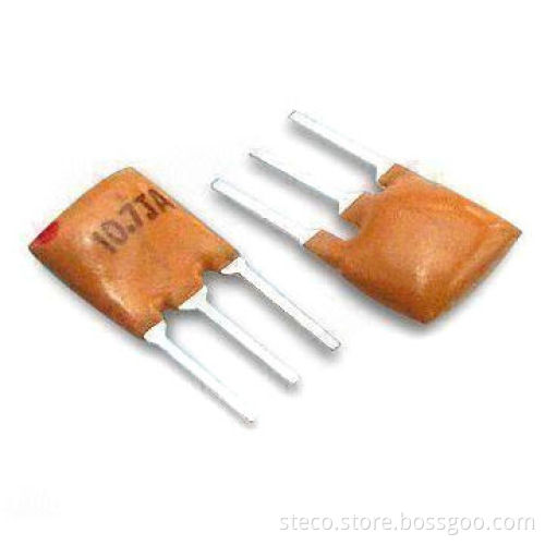 10.7MHz Ceramic Filter for FM Stage Center Frequency of 10.7 30kHz
